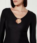 Платье Guess Jeans Amira, черный - фото 4