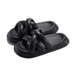 Домашние тапочки Xiang Ning Pai, Маленький цветок черный - фото 2