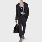 Футболка мужская синяя EMPORIO ARMANI - фото 3