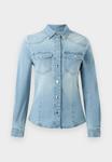 Блуза JDY JDYMOON SHIRT, Medium Blue Denim/Blue Denim - фото 5