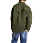 Футболка с вышитым логотипом и фигурным подолом DSQUARED 2, зеленый - фото 6