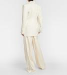 Мини-платье-блейзер из шерсти Wardrobe.Nyc, белый - фото 3