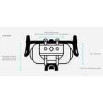 Сумка на руль Restrap Kit 17L, серебряный - фото 5
