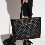 VERSACE JEANS COUTURE Полиуретановая сумка-шоппер - фото 11