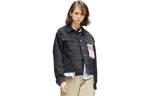 Dickies Женская джинсовая куртка, Черный - фото