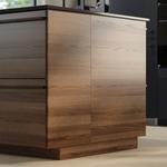 Крышка панели IKEA, 62x80 см, цвет dark brown ash veneer - фото 3