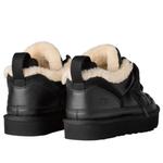 Угги (WMNS) UGG Lowmel Leather 'Black' - фото 3