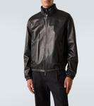 Кожаная куртка Giorgio Armani, черный - фото 3