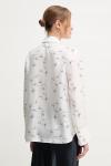 Шелковая рубашка Mm, белый - фото 4