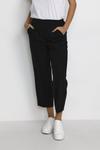 Брюки Kaffe Sakura Cropped Pants, черный глубокий - фото 3