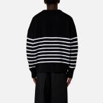 Полосатый свитер ami AMIPARIS, черный - фото 5