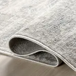 Ковер Nera Vintage Medallion nuLOOM, 122x183 см, серый - фото 4