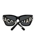 Черно-Бело-Серые солнцезащитные очки Marc Jacobs, черный - фото 3