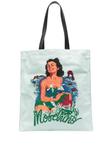 Moschino сумка-тоут с принтом, синий - фото
