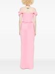 AAVVA вечернее платье с открытыми плечами, розовый - фото 4