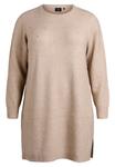 Платье Zizzi KURZES MIT STRASSSTEINEN, Simply Taupe Mel/Mottled Beige - фото 4
