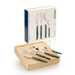 Столовый прибор из 16 предметов Forest Arcos, зеленый - фото 3