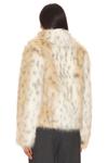 Куртка wild dream Unreal Fur, цвет snow leopard - фото 4