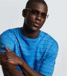 Овальные солнцезащитные очки Logo Miu Miu, Gold Grey - фото 3