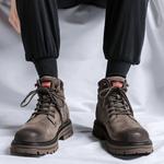 Мужские ботинки Martin Boots Romon, желтые - фото 10