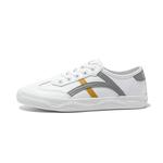 Стильные скейтбордические туфли женские белые ZHR, бежево-зеленые - фото