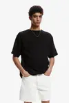 Футболка свободного кроя H&M, черный - фото 2