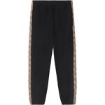 Хлопковые джоггеры Burberry, черный - фото