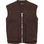 DSQUARED 2 DSQUARED2 Жилет на молнии, Chocolate - фото