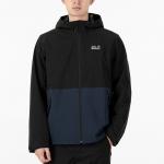 JACK WOLFSKIN Ветровка мужская, Black/6000 - фото 8