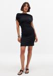 Платье NA-KD DRAPED , Black - фото 2