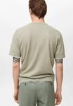 Футболка Mango Basic T-shirt, Khaki - фото 3