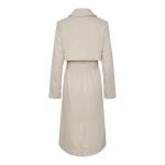 Тренчкот Pieces Scarlett, бежевый - фото 2