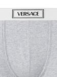 Versace боксеры в рубчик с логотипом, серый - фото 2