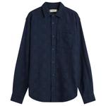 Ривер джаккард рубашка Foret, navy - фото