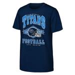 Футболка Youth navy Tennessee Titans Outerstuff - фото 2
