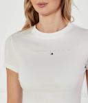 Футболки Slim fit Tommy Jeans, экрю - фото 4