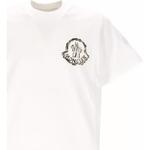 Футболка с принтом логотипа Moncler, белый - фото 4