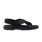 Кроссовки Prada Crisscross Sandal 'Black' - фото