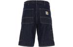 Джинсовые шорты с разрезом на одно колено Carhartt WIP, синий - фото 4
