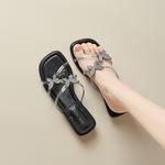 FIVE PLUS Женские противоскользящие шлепанцы Black, цвет Black - фото 4