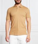 Рубашка поло Boss, коричневый - фото