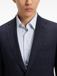 BOSS костюм с однобортным пиджаком, синий - фото 6