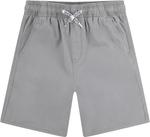 Шорты Levi's Boys' Pull-on Twill, Monument Grey - фото