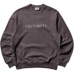 Свитшот Rivet Script Carhartt WIP, темно-серый - фото