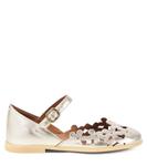 Кожаные балетки Laminato PèPè, Oro - фото 4