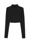 Топ UTOPJA Long sleeved top, Black - фото 5