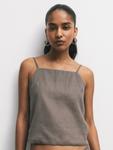 Топ Pull&Bear Pull&Bear , Taupe - фото 4