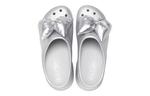 Сабо женские Crocs, цвет Metallic Silver - фото 4