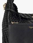 Deliberate L плетеная сумка через плечо Dune London, Black - фото 5