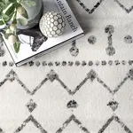 Современный решетчатый ковер Zola Nuloom, 122x183 см - фото 6